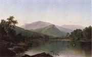 David Johnson Bick auf den Androscoggin River oil on canvas